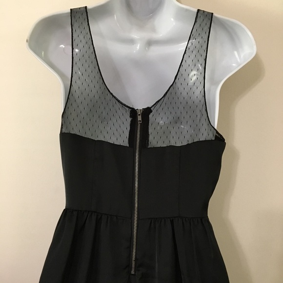 American Eagle Black Fit & Flare Dress Sz. 4 - Picture 6 of 8